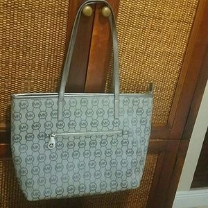 Michael Kors Pewter Tote